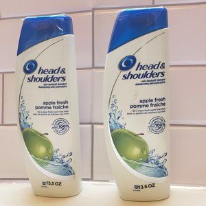 2xHead & Shoulders Anti Dandruff Shampoo Apple Fresh 13.5 oz Each Lot of 2 New